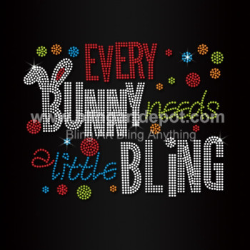 Bling Bunny Easter Rhinestone Transfers